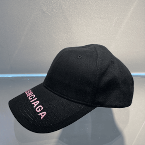 발렌시아가 자수로고 볼캡 모자