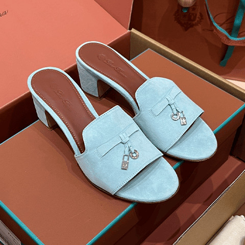 로로피아* 썸머참스 샌들 굽5cm