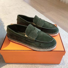 에르메* H 에스파드리유 로퍼