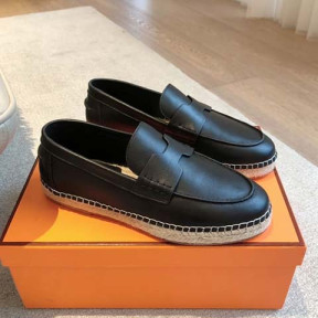 에르메* H 에스파드리유 로퍼