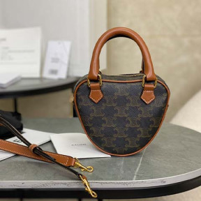 셀린* 트리오페 캔버스 하트백 미듐 198222