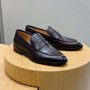 로로피아* 카프스킨 남성 구두 로퍼