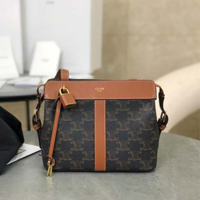 셀린* 틴 카바스 드 프랑스 트리오페 숄더백 191992