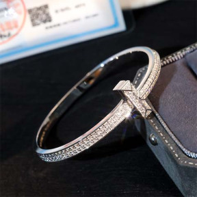 티파* T1 와이드 풀 다이아 팔찌