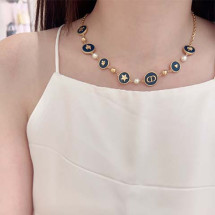 디* 디 럭 레진 서클 목걸이