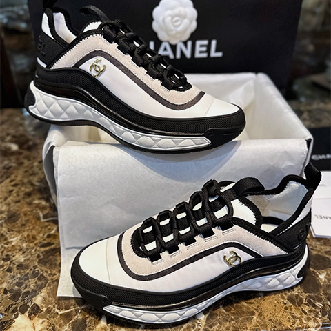 믹드드파이버 블랙 앤 화이트 팬더 스니커즈