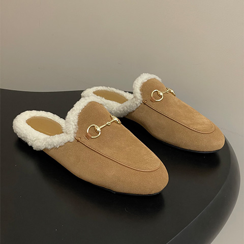 구찌 스웨이드 프린스타운 홀스빗 뮬