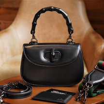 구찌 뱀부 1947 스몰 탑 핸들백 675797