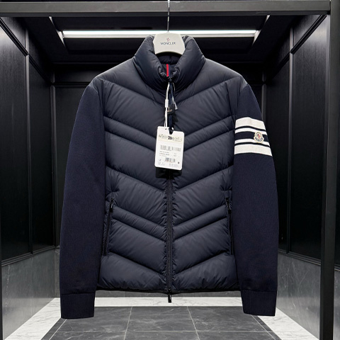 몽클레어 집업 울 가디건 다운 자켓 점퍼 패딩