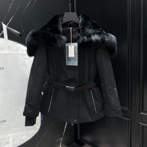 몽클레어 그레노블 벨티드 폭스 다운 자켓 패딩