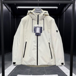 프라다 트라이앵글 삼각로고 다운 방수 패딩 자켓