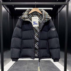 버버리 체크무늬 패딩 자켓 패딩 쪼끼(분리형)