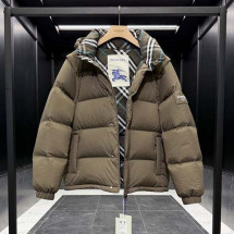 버버리 체크무늬 패딩 자켓 패딩 쪼끼(분리형)