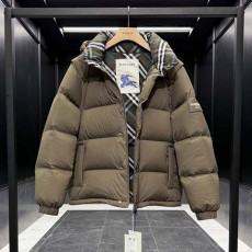 버버리 체크무늬 패딩 자켓 패딩 쪼끼(분리형)