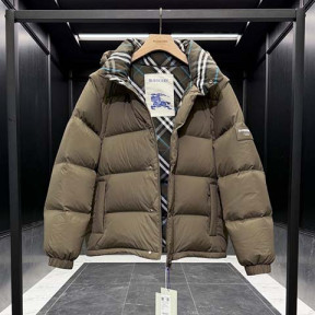 버버리 체크무늬 패딩 자켓 패딩 쪼끼(분리형)