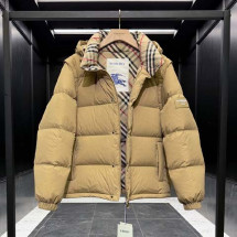 버버리 체크무늬 패딩 자켓 패딩 쪼끼(분리형)