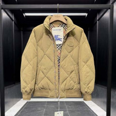 버버리 체크무늬 다이아몬드 퀼팅 패딩 자켓
