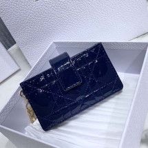 디올 페이던트 아코디언 카드지갑