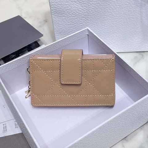 디올 페이던트 아코디언 카드지갑