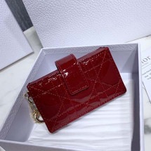 디올 페이던트 아코디언 카드지갑