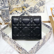 디올 까나쥬 램스킨 레이디 반지갑