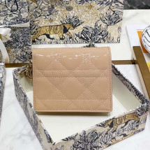 디올 까나쥬 페이던트 레이디 반지갑