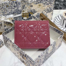 디올 까나쥬 페이던트 레이디 반지갑