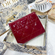 디올 까나쥬 페이던트 레이디 반지갑