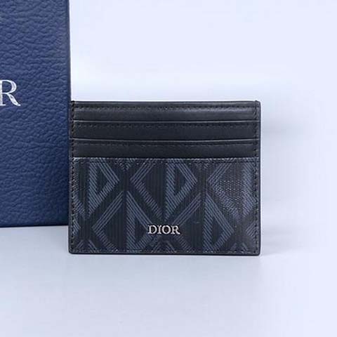 디올 CD 다이아몬드 캔버스 카드지갑