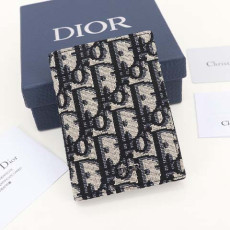 디올 CD 오블리크 자카드 카드지갑