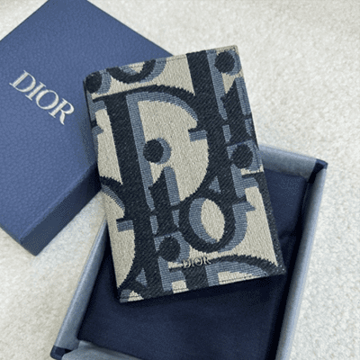 디올 오블리크 여권지갑 카드지갑