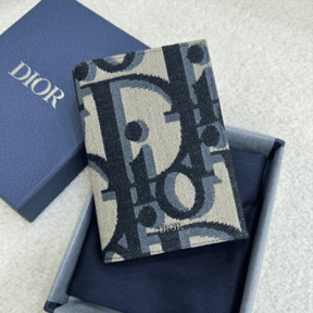 디올 오블리크 여권지갑 카드지갑