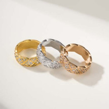 코코 크러쉬 다이아 링 반지 3컬러